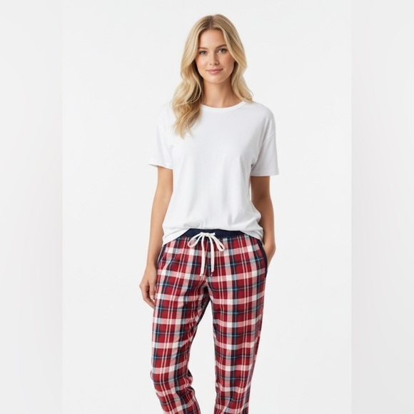 Nautica Other - Nautica small red plaid flannel pajama bottoms